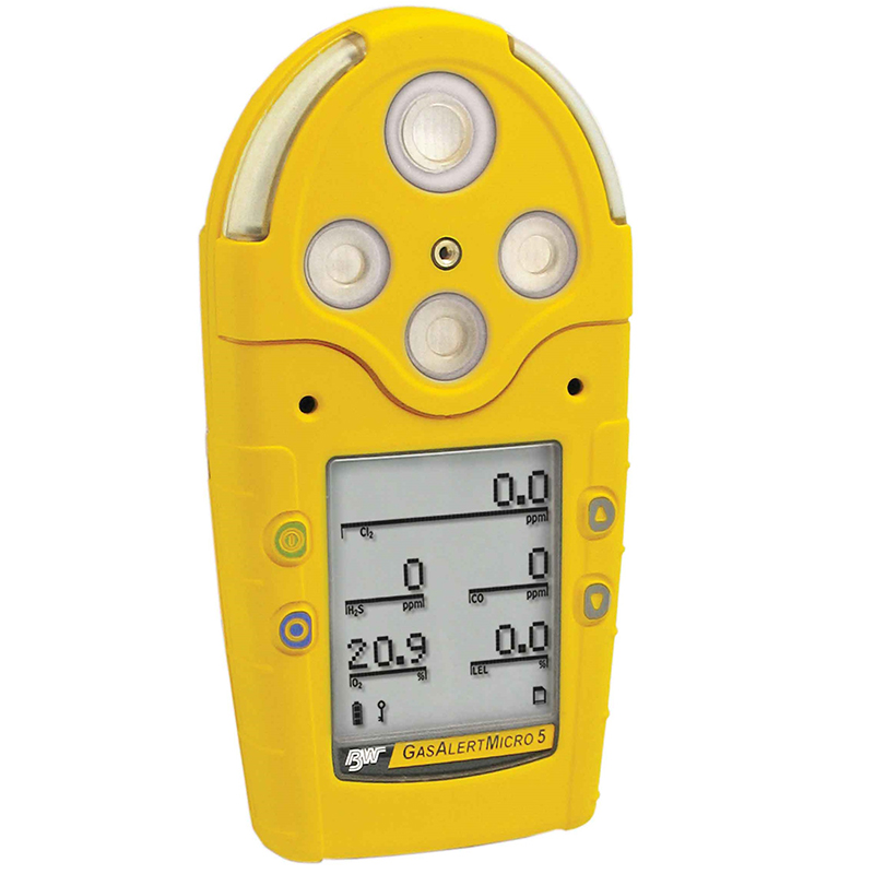 Máy đo đa khí GasAlert Micro 5 SeriesH2S, CO, O2 , LEL & NH3