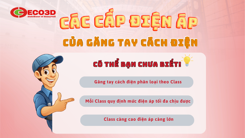 Các cấp điện áp của găng tay cách điện và cách lựa chọn đúng để đảm bảo an toàn