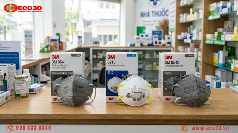 Top 3 khẩu trang 3M bán chạy nhất tại Việt Nam