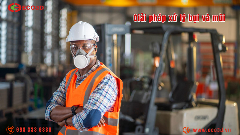 Giải ph&aacute;p xử l&yacute; bụi sơn v&agrave; m&ugrave;i sơn hiệu quả