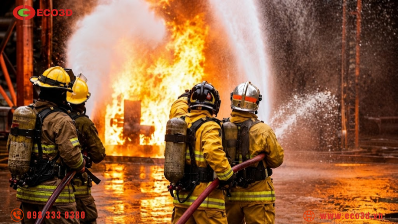Vai tr&ograve; cốt l&otilde;i của thiết bị cứu hộ SCBA khi l&agrave;m nhiệm vụ
