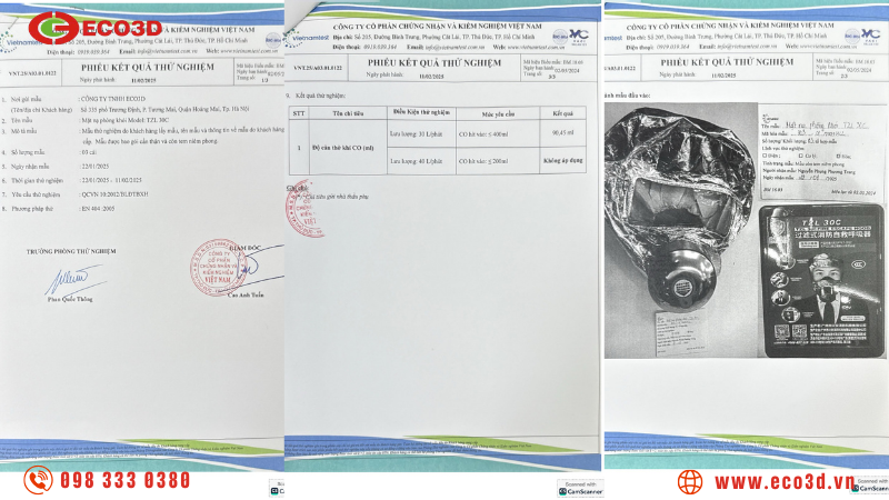 Giấy tờ về mặt nạ ph&ograve;ng kh&oacute;i TZL30C