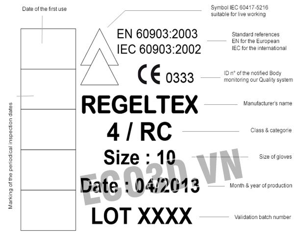 Găng tay cách điện 2091921 ELECTROSOFT 17000V