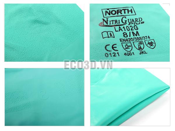Găng tay chống hóa chất cao cấp Nitriguard Plus LA102G