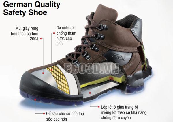 Giày bảo hộ cổ thấp King's KWS800