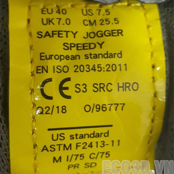 giày bảo hộ safety jogger speedy s3