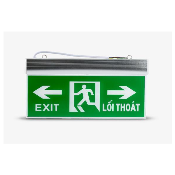 Đèn Exit 2 Hướng Hai Mặt 