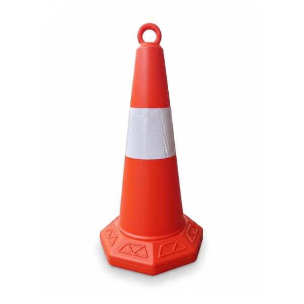 Cọc Tiêu Nhựa 75cm Hình Chóp Nón 