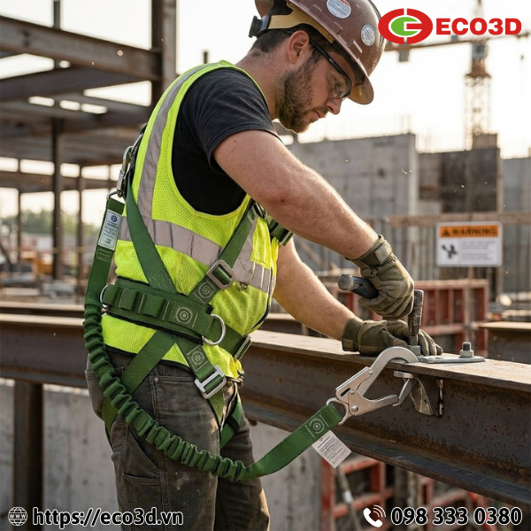 D&acirc;y đai an to&agrave;n 1 m&oacute;c lớn D08