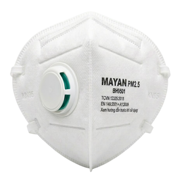 KHẨU TRANG MAYAN PM2.5 BH9501 CÓ VAN (2 cái)
