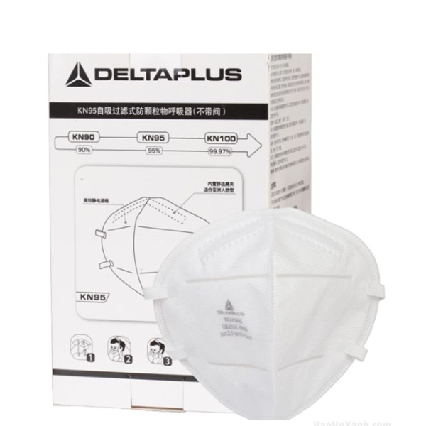 Khẩu Trang Deltaplus WMKN95 Dây Đeo Qua Đầu