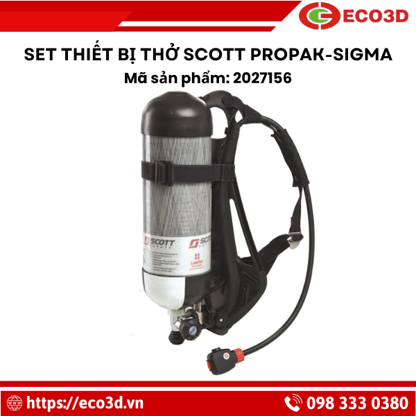 Set thiết bị thở Scott Propak-Sigma