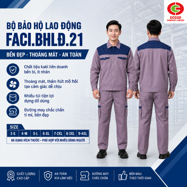 Bộ Bảo Hộ Lao Động FACI.BHLĐ.21