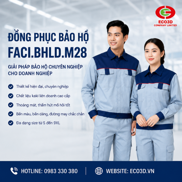  Đồng Phục Bảo Hộ FACI.BHLD.M28 