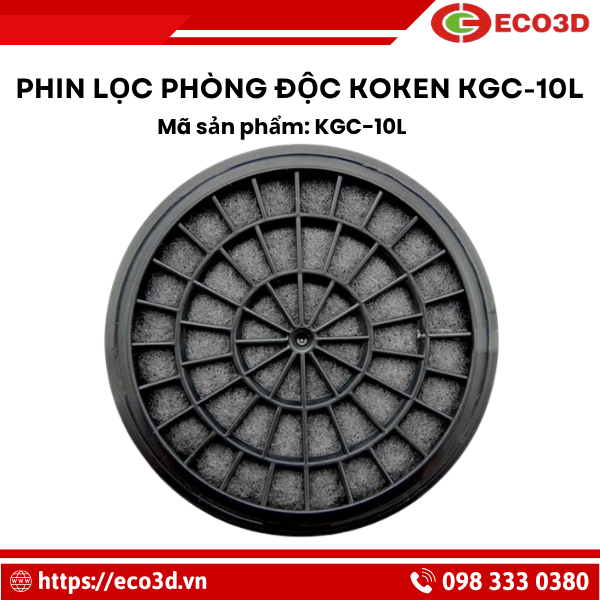 Phin lọc ph&ograve;ng độc Koken KGC-10L