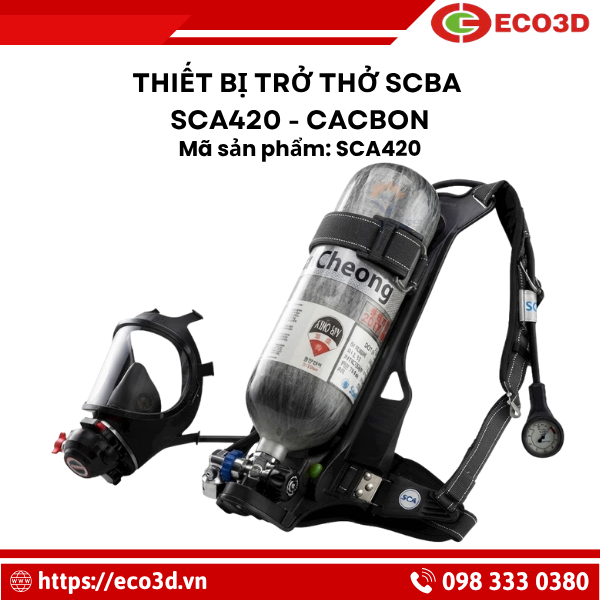 Thiết bị hỗ trợ thở SCBA Model SCA420