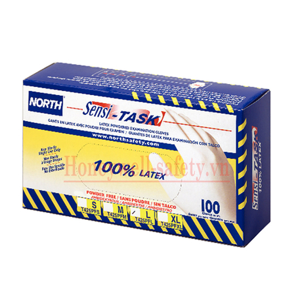 Găng tay bảo vệ hóa chất dùng 1 lần T425PF size L