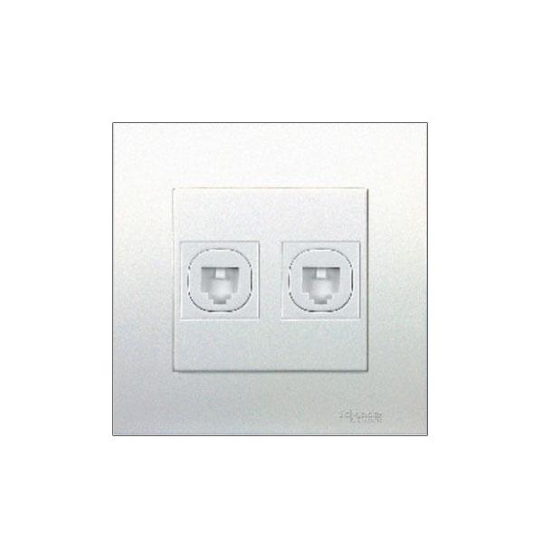 Bộ ổ cắm điện thoại đôi Vivace