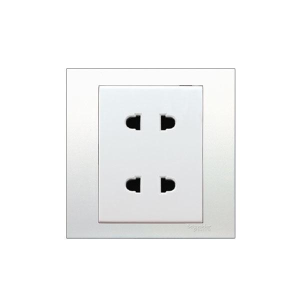Bộ ổ cắm đôi 2 chấu 10A Vivace