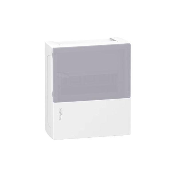 Tủ điện nhựa nổi Mini Pragma 8 module (cửa mờ)
