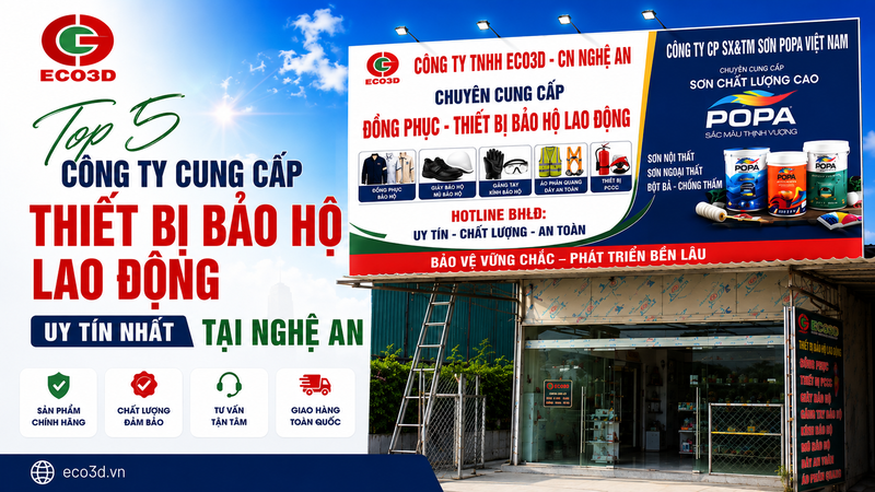 Top 5 Công Ty Cung Cấp Thiết Bị Bảo Hộ Lao Động Uy Tín Nhất Tại Nghệ An