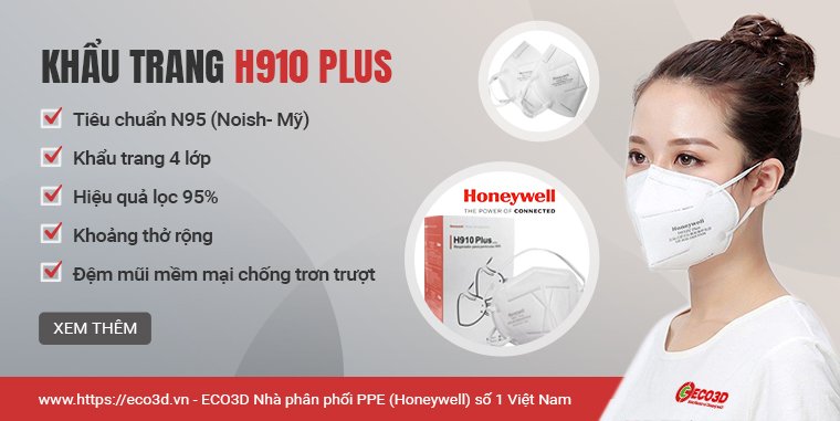 khẩu trang honeywell h910 plus