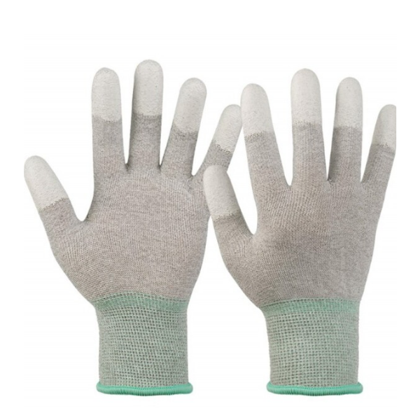 Găng tay sợi Carbon ngón tay phủ PU