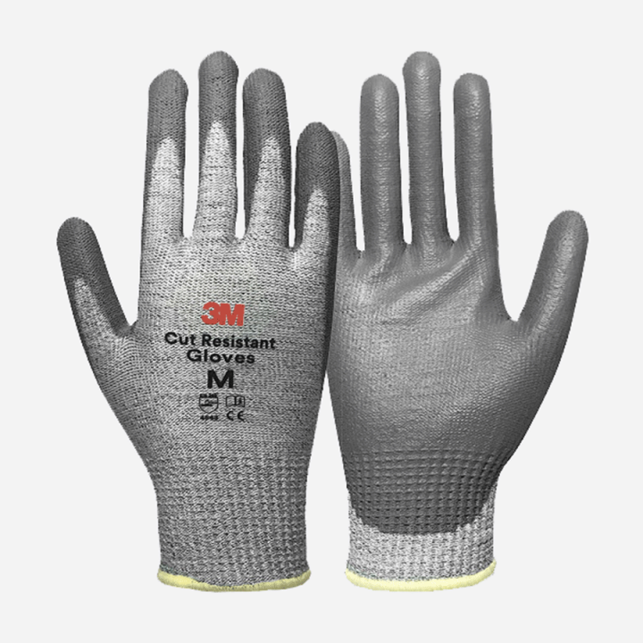 Găng tay chống cắt cấp độ 3M xám trắng