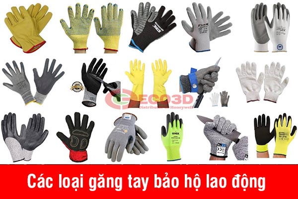 các loại găng tay bảo hộ lao động