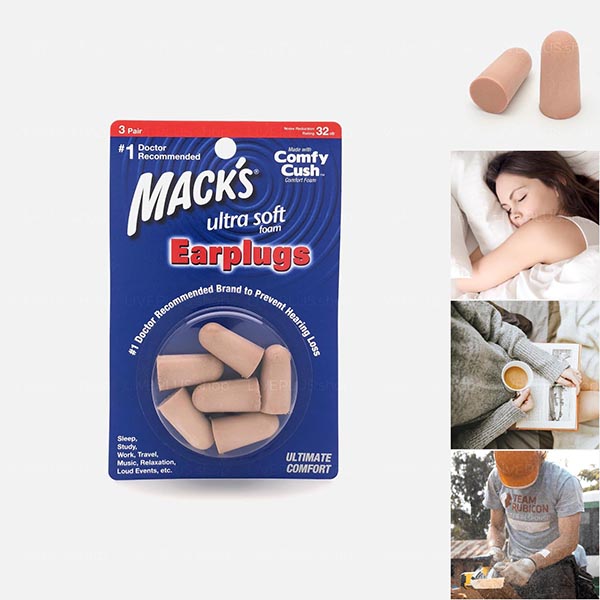 nút bịt tai chống ồn cao su non macks