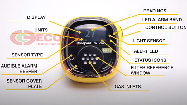 máy dò đơn khí honeywell