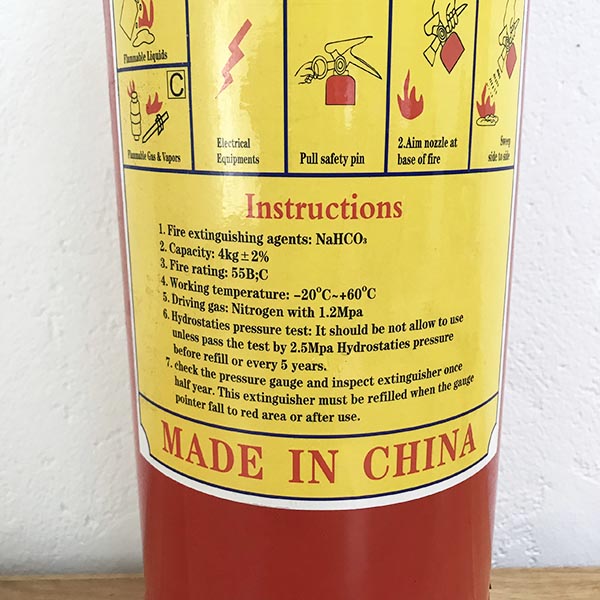 bình bột chữa cháy MFZ4
