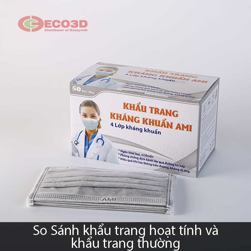 So sánh khẩu trang hoạt tính và khẩu trang thường