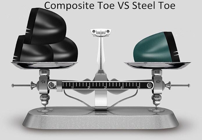 Ph&acirc;n biệt mũi th&eacute;p v&agrave; mũi composite ở gi&agrave;y bảo hộ