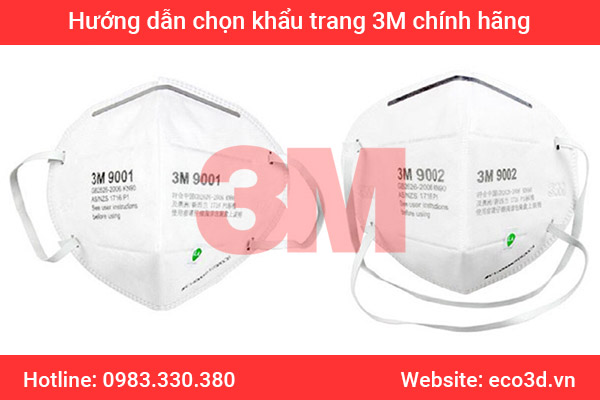 Hướng dẫn chọn khẩu trang 3M chính hãng