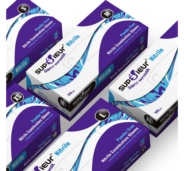 Găng tay y tế không bột NITRILE SUPERIEUR