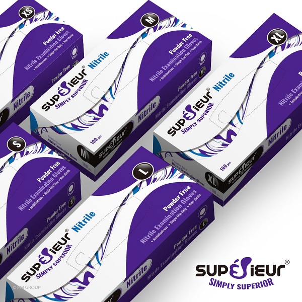 Găng tay y tế không bột NITRILE SUPERIEUr