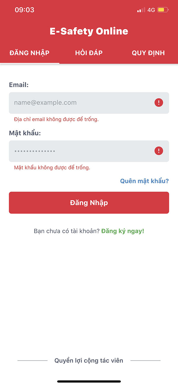 hướng dẫn đăng ký