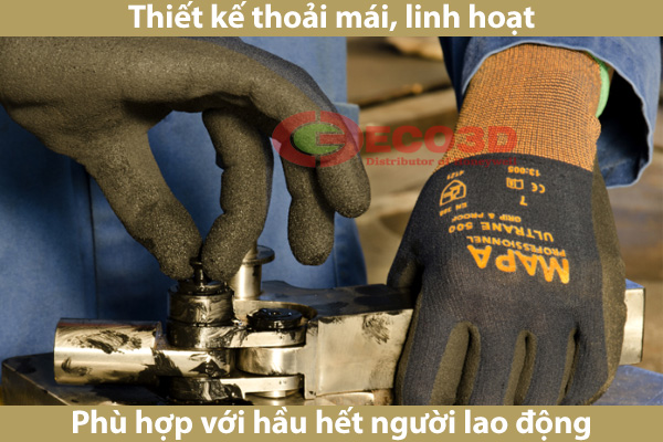 găng tay chống dầu ultrane 500
