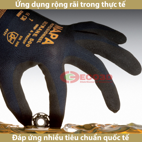 găng tay chống dầu mỡ