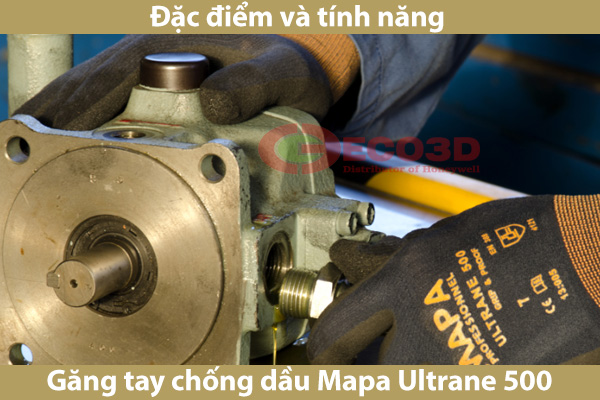găng tay chống dầu mỡ mapa ultrane 500