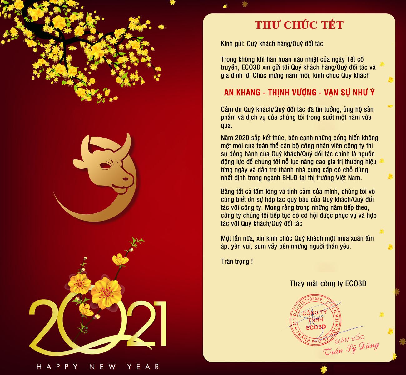 thư chúc tết