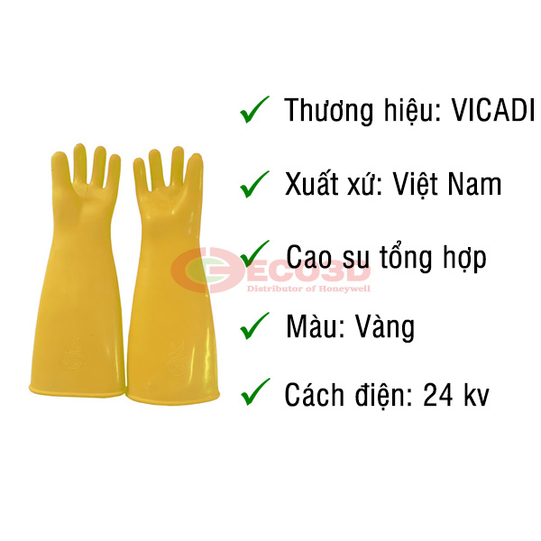 găng tay cách điện VICADI 24kv