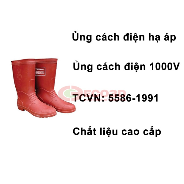 ủng cách điện hạ áp vicadi 1000v