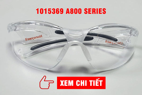 Kính bảo hộ lao động A800 chống hơi sương trắng