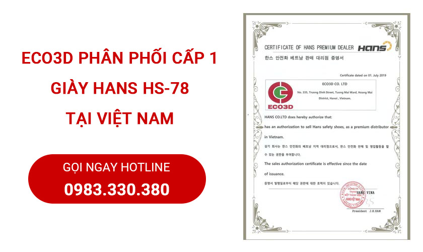 giày hans hs 78