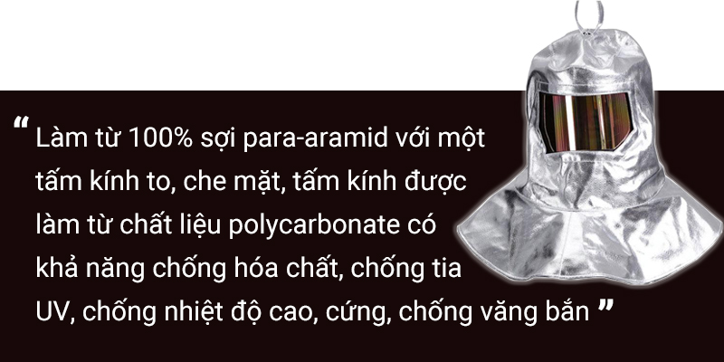 Mũ trùm đầu chống nhiệt