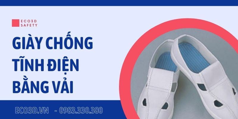 giày bảo hộ chống tĩnh điện BẰNG VẢI