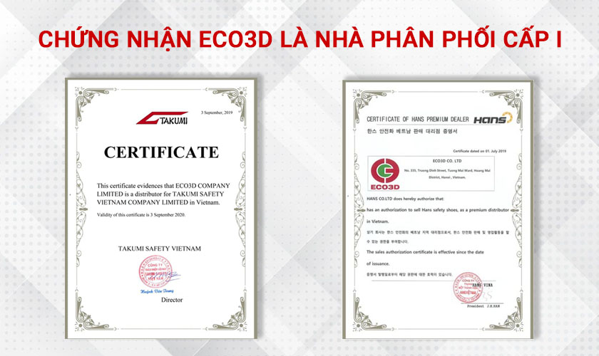 ECO3D phân phối chính hãng giày HAns và Takumi