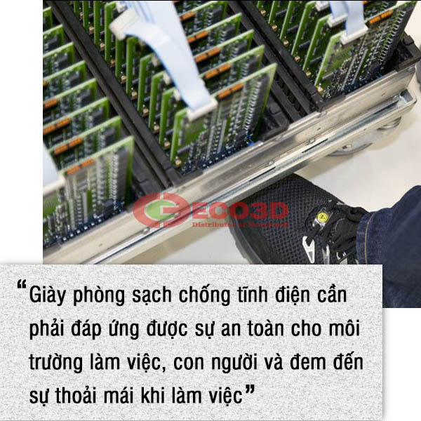 Tiêu chuẩn đánh giá một đôi giày bảo hộ chống tĩnh điện chất lượng